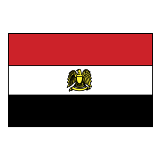 Flag of Egypt Logo PNG Vector