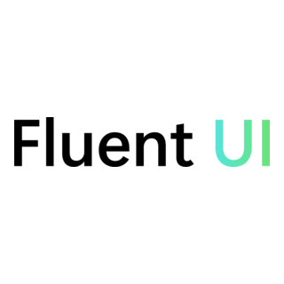 Fluent UI Logo PNG Vector