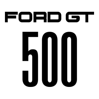 Ford GT 500 Logo PNG Vector