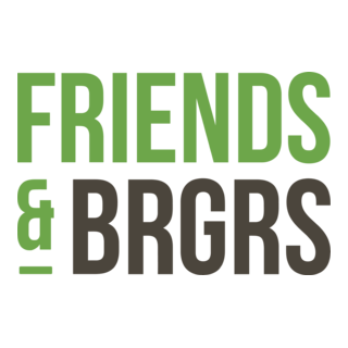 Friends & Brgrs Logo PNG Vector