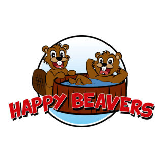 Happy Beavers Logo PNG Vector