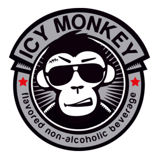 Icy Monkey Logo PNG Vector