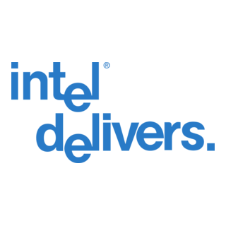 Intel Delivers Logo PNG Vector