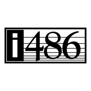 Intel i486 Logo PNG Vector