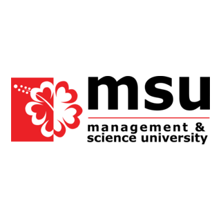 Management & Science University Logo PNG Vector