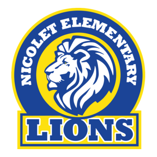 Nicolet Elementary Lions Logo PNG Vector