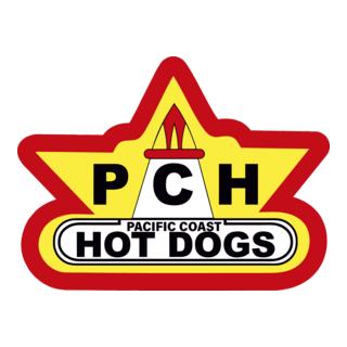 Pacific Coast Hot Dogs Logo PNG Vector