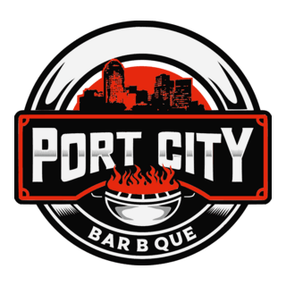 Port City BBQ Logo PNG Vector