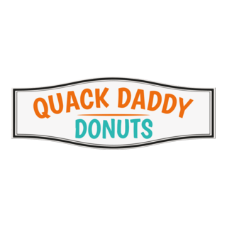Quack Daddy Donuts Logo PNG Vector