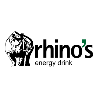 Rhino's Energy Drink Logo PNG Vector