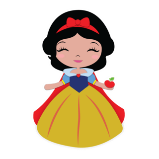 Snow White Logo PNG Vector