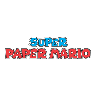 Super Paper Mario Logo PNG Vector