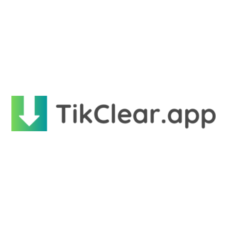 TikClear Logo PNG Vector