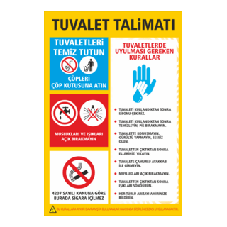 TUVALET TALİMATLARI Logo PNG Vector