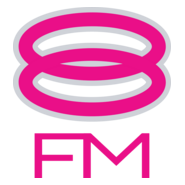 8FM radio station Logo PNG Vector