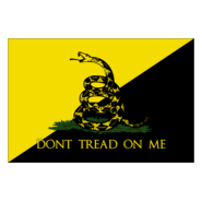 Anarcho Gadsden Flag Logo PNG Vector