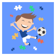CRIANÇA JOGANDO BOLA Logo PNG Vector