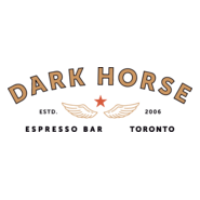 Dark Horse Espresso Bar Logo PNG Vector