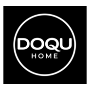 Doqu Home Siyah Beyaz Logo PNG Vector