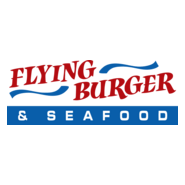 Flying Burger & Seafood Logo PNG Vector