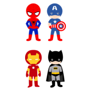 Heróis Kids Logo PNG Vector