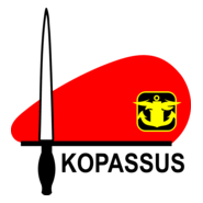 Kopassus Baret Merah Logo PNG Vector