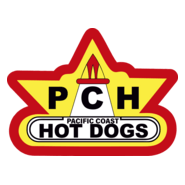 Pacific Coast Hot Dogs Logo PNG Vector