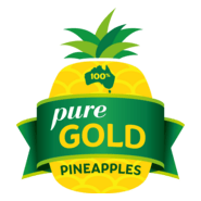 Pure Gold Pineapples Logo PNG Vector