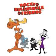 Rocky & Bullwinkle Show Logo PNG Vector