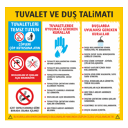 TUVALET VE DUŞ TALİMATLARI Logo PNG Vector