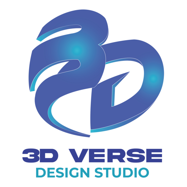 3D Verse Logo PNG Vector