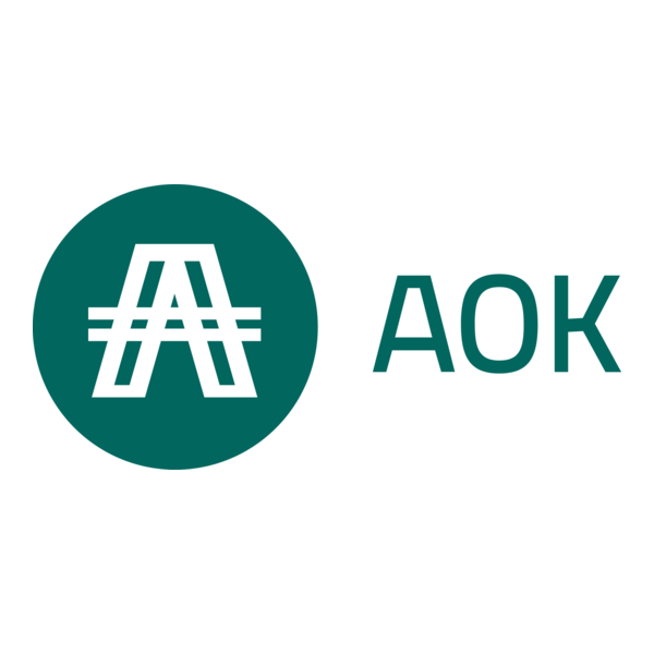 AOK Coin Logo PNG Vector