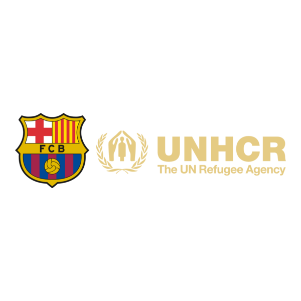 BARCELONA Y UNHCR Logo PNG Vector