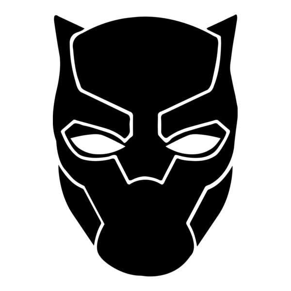 Black Panther Logo PNG Vector