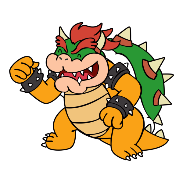 Bowser Happy Logo PNG Vector
