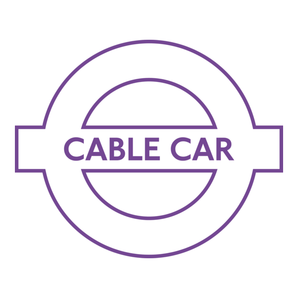 Cable Car Logo PNG Vector