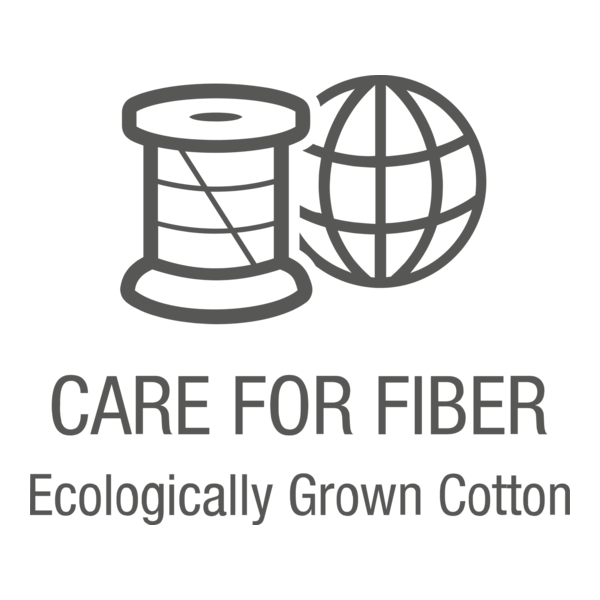 Care for Fiber Ecologically Grown Cotton Logo PNG Vector