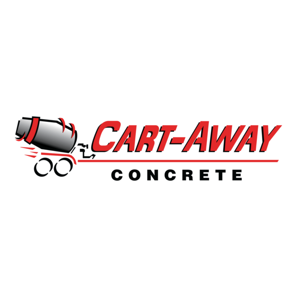 Cart Away Concrete Logo PNG Vector