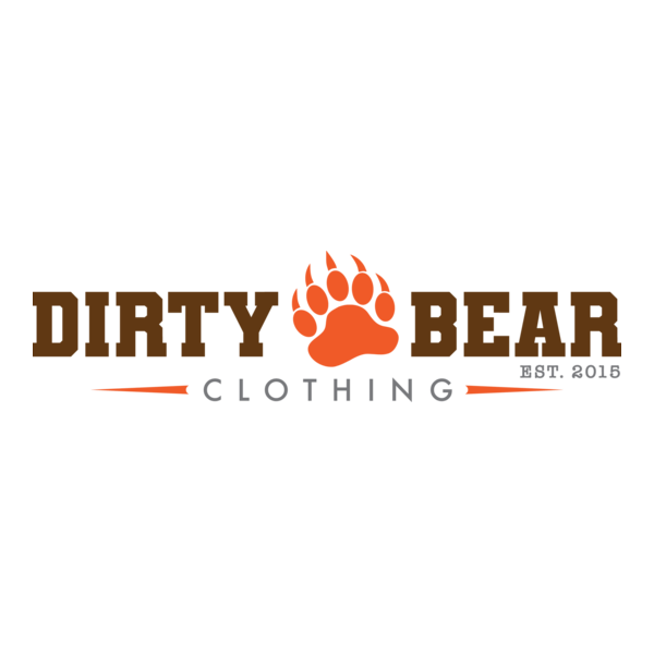 Dirty Bear Clothing Logo PNG Vector