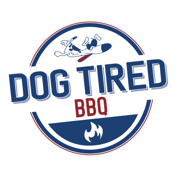 Dog Tired BBQ Logo PNG Vector