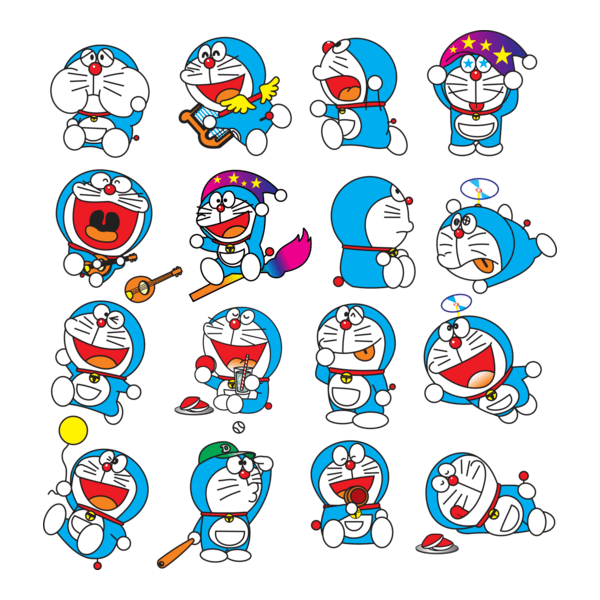 Doraemon Logo PNG Vector