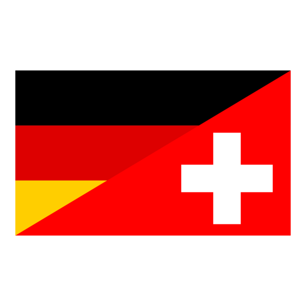 Flag of Germany and Switzerland Logo PNG Vector