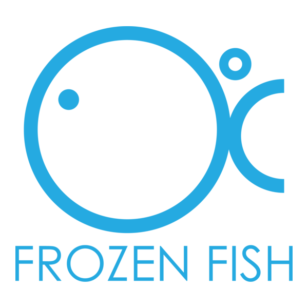Frozen Fish Logo PNG Vector