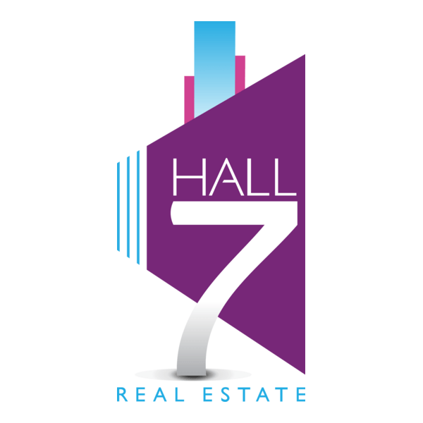 Hall 7 Real Estate Logo PNG Vector