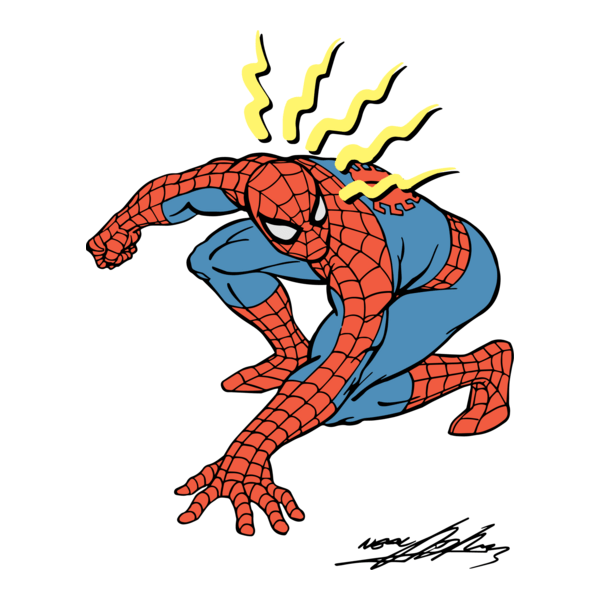 Marvel John Romita Sr. Spider-Man Logo PNG Vector