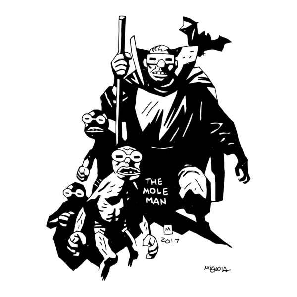 Marvel Mole Man Mignola Fantastic Four Logo PNG Vector