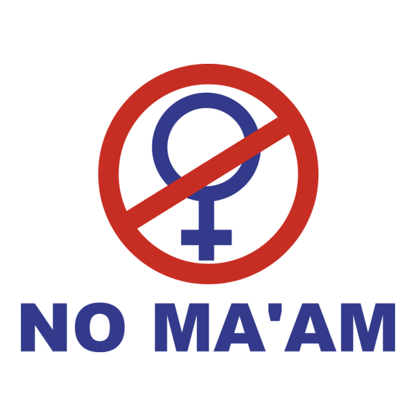 No Ma'am Logo PNG Vector