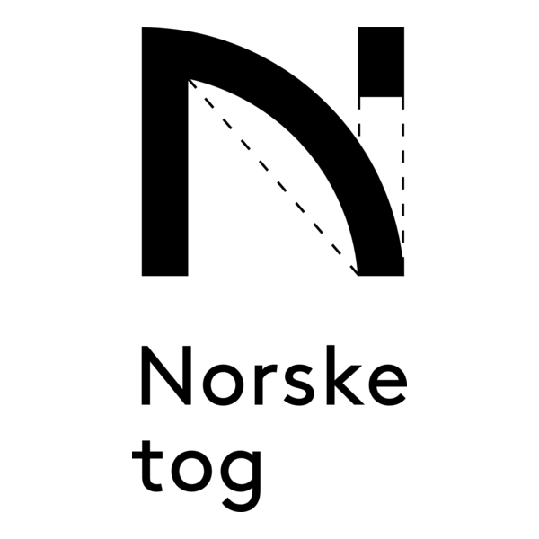 Norske tog Logo PNG Vector