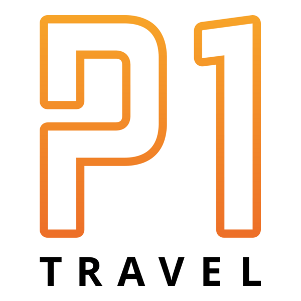 P1 Travel Logo PNG Vector
