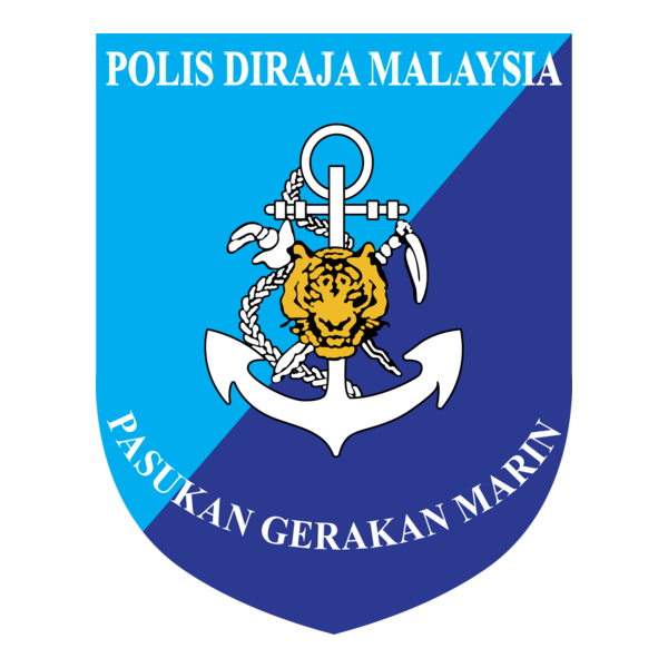 Pasukan Gerakan Marin Malaysia Logo PNG Vector